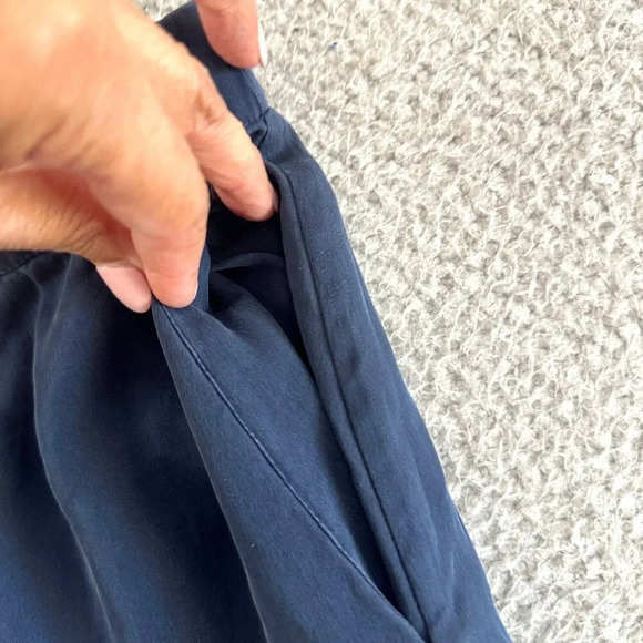 Theory Womens Silk Wide Leg Pants Flowy Pull On Cropped - Picture 9 of 16